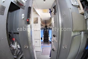 Flight deck crew compartment security upgrade for representative training devices