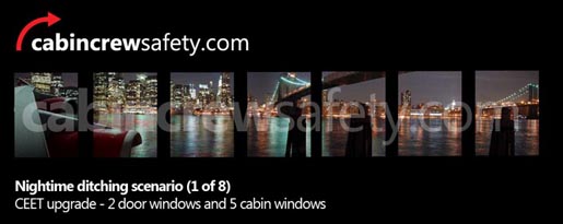 Aircraft Crew SEP Training Window Video System Upgrade