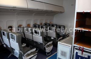 Replica aircraft cabin kits for flight attendant airline, academy and educational training