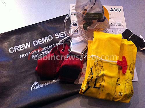 Airline Flight Attendant Safety Demo and Briefing Kit for Sale