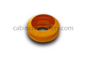 81000048 - Cabin Crew Safety Yellow rubber voice transmitter boot