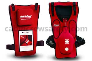 AF-101-R - Act Fast Anti choking CPR trainer with backslap RED