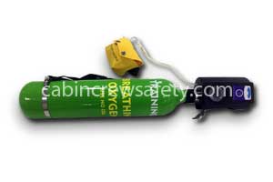 4491024-000 - Cabin Crew Safety Pulse style portable oxygen assembly (active training model)