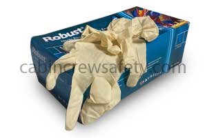 Clear vinyl disposable gloves MEDIUM box of 100 for sale online