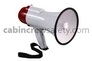 84000016 - Cabin Crew Safety Budget emergency announcement megaphone