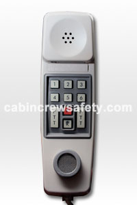84000033 - Cabin Crew Safety Boeing 747 Cabin PA Interphone Handset
