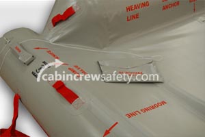Airbus A320 style dual lane training slide raft for sale online