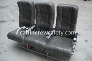 84000059 - Cabin Crew Safety Triple PAX Leather Seat