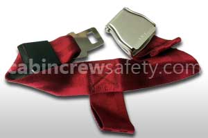 502761-413-2269 - AMSAFE Passenger loop belt assembly (red)