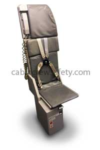 RL27FYF3YS00054 - Sicma Aero Seat Airbus A320 swing out aisle cabin attendant seat