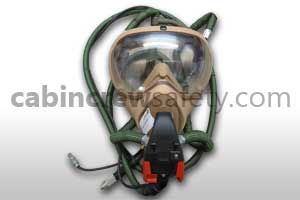 MF10-03-11 - EROS Intertechnique Full face flight deck mask regulator