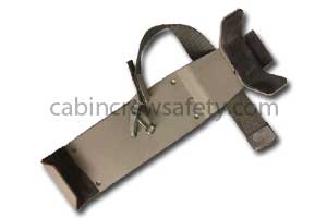 A2567026601600 - Cabin Crew Safety Megaphone Bracket with strap fixing