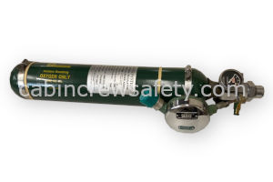 9800-1C1A-X0N - Scott 9800 Portable Oxygen Cylinder Assembly (EMPTY)