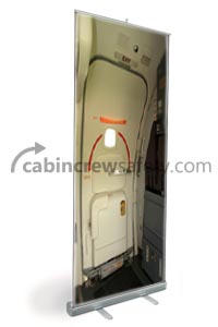 86000012 - Cabin Crew Safety Boeing 737NG Door L1 Touch Training Pop Stand