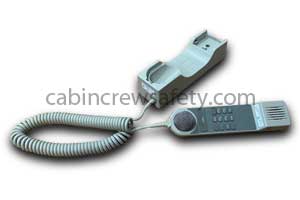 N40-1B40212-102 - Holmberg Cabin Interphone PA Handset and Bracket